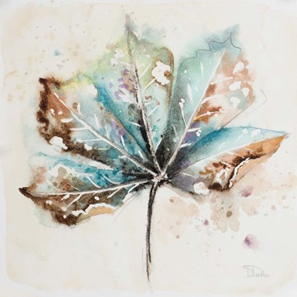 Framed Global Leaves I Print