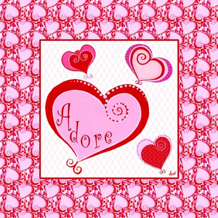 Framed Art for the Heart I Print