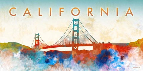 Framed California Gate Print