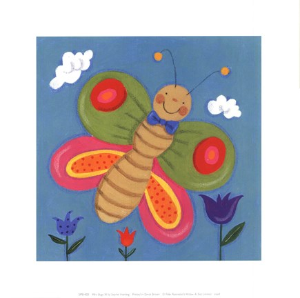 Framed Mini Bugs III Print