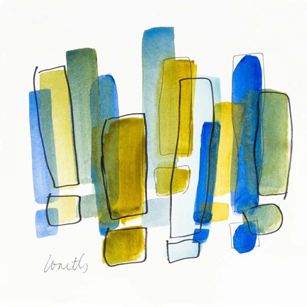 Framed Exclamation III Print