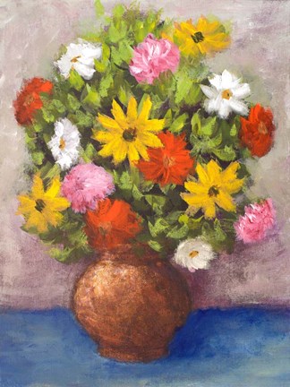 Framed Vase of Beauty II Print