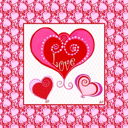 Framed Art for the Heart III Print