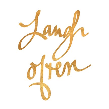 Framed Laugh Often Print