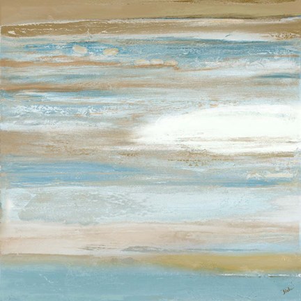 Framed Teal Sunrise II Print