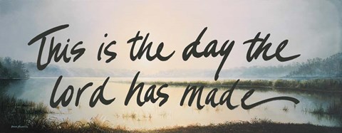 Framed This is the Day Print