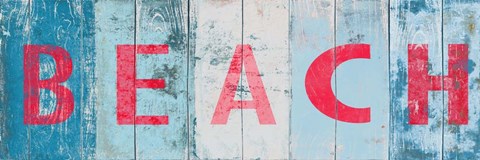 Framed Beach and Sand I Print