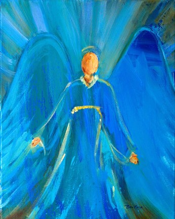 Framed Faithful Angel Print