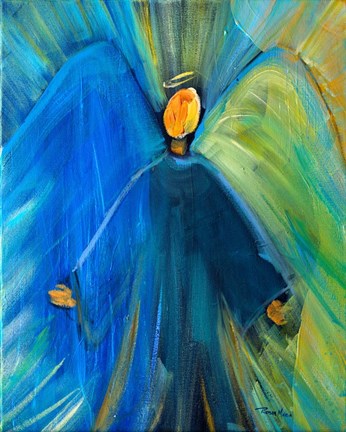 Framed Ever Present Hope Angel Print