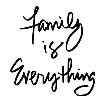 Framed Family is Everything Print