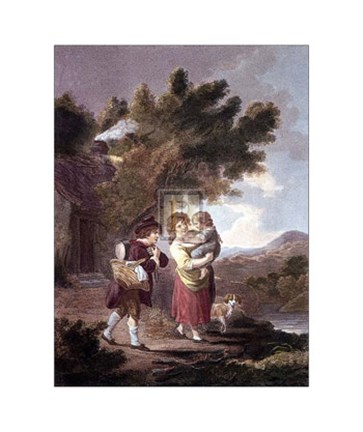 Framed Going to the Hayfield Print