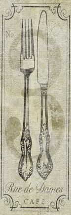 Framed French Vintage Cafe Print