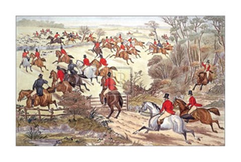 Framed Full Cry Print