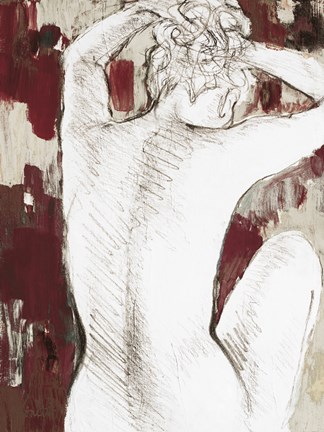 Framed Modern Spice Woman I Print