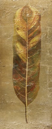 Framed Arte Verde on Gold II Print