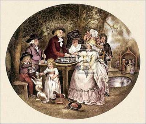 Framed Tea Garden Print