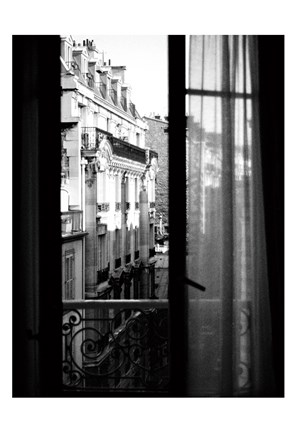 Framed Paris Hotel Window Print