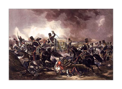 Framed Battle of Ferozshah Print