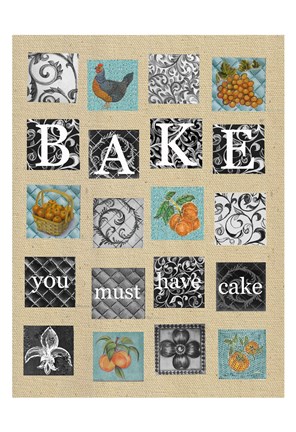 Framed Bake Tiles Print