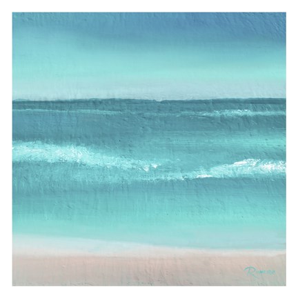 Framed Beach Abstract 2 Print