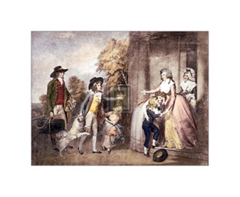 Framed Dulce Domum or Return from School [S] Print