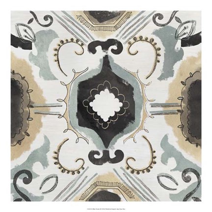 Framed Offset Textile III Print