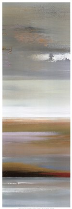 Framed Abstracted Layers I Print