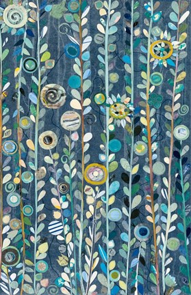 Framed Navy Blue Sky Panel Print