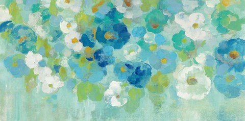 Framed Spring Aroma I White Flowers Print