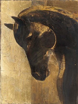 Framed Trojan Horse II Gold Print