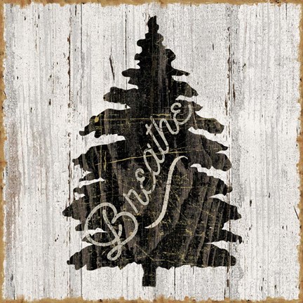 Framed Lake Lodge X Neutral Print