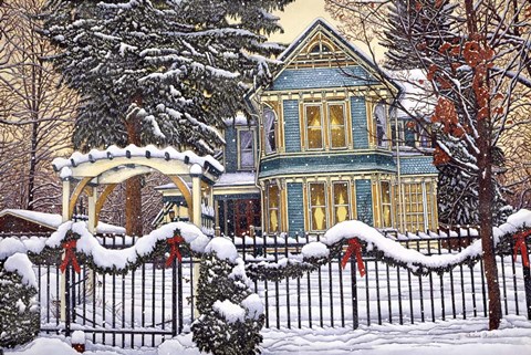 Framed Yuletide Print