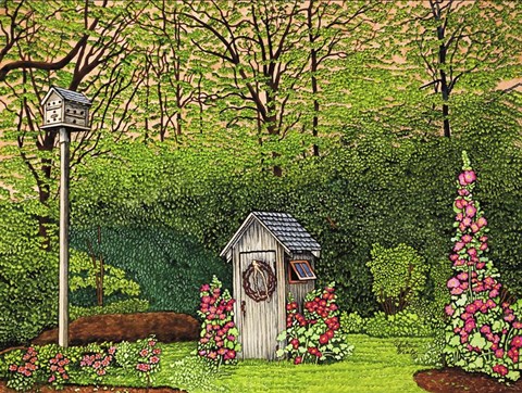 Framed Outhouse Print