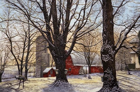 Framed Maple Syrup Time, Collins Center Ny Print