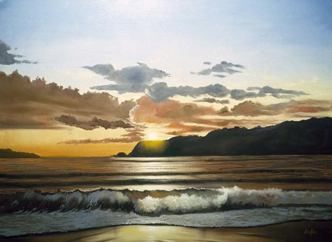 Framed Beach 3 Print