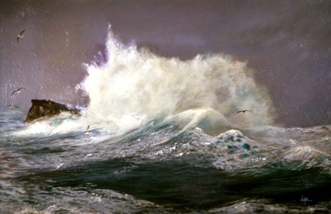 Framed Turbulent Print