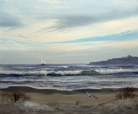 Framed Beach 6 Print