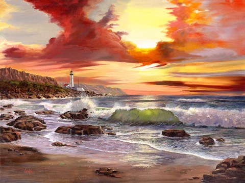 Framed End Of Day Print