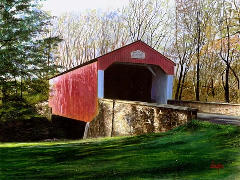 Framed Pine Valley Print