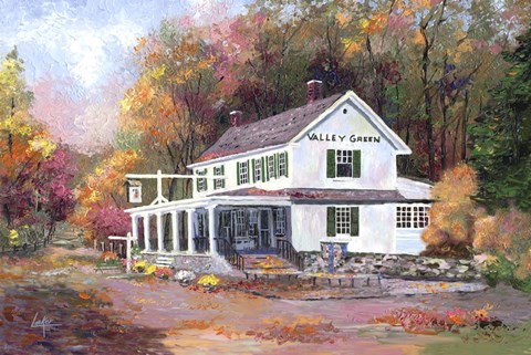 Framed Valley Green Print