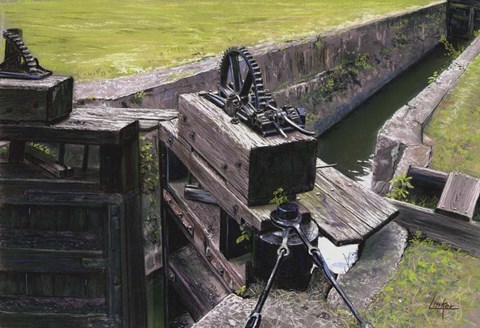 Framed Canall 2 Print