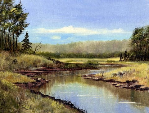 Framed Meadow 1 Print