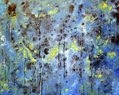 Framed Blue Forest Print