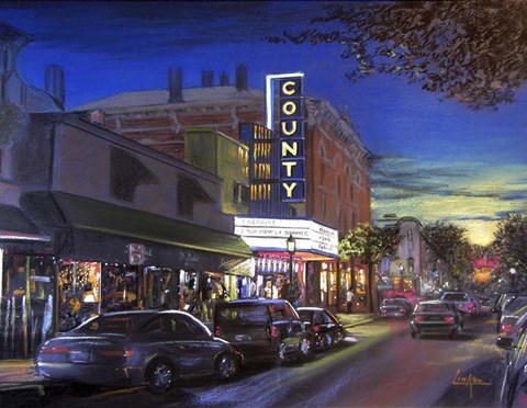 Framed Movie Night Print