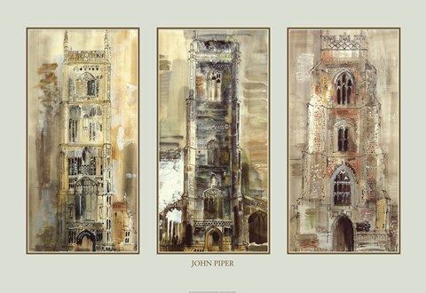Framed Three Suffolk Towers Print