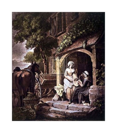 Framed Returned from Market Print