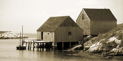 Framed Morning Catch I Print