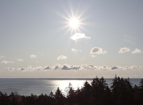 Framed Atlantic Skies I Print