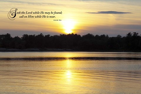 Framed Northern Sunset Print