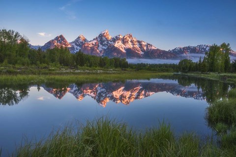 Framed Schwabacher Alpenglow Print